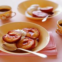 Broiled Plums with Mascarpone Cream image