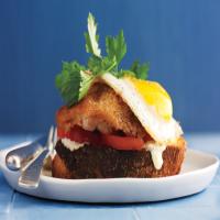 Crispy-Chicken and Egg Sandwich image