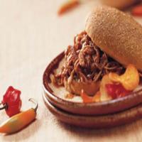 Slow Cooked Pulled Jerk Pork Sandwiches image