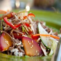 Soba Noodle Salad with Grilled Plums_image