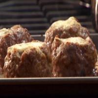 Gorgonzola Filled Meatballs, Bay and Onion Creamy Tomato Gravy_image