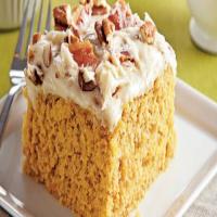Sweet Potato Sheet Cake with Bacon Cream Cheese Frosting_image