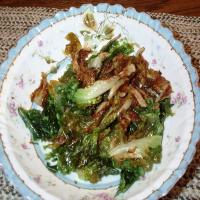 Flash Fried Spinach (Or Escarole)_image