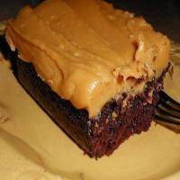 Moist Chocolate Cake with Peanut Butter Icing_image