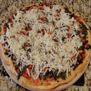 Spicy Spinach pizza image