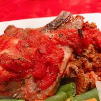 Easy Baked Pork Chops with Stuffing image