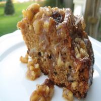 Pear Spice Bundt Cake With Walnut Praline Topping_image