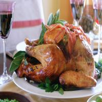 Roast turkey with chestnut stuffing recipe_image