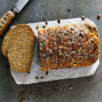Seeded wholemeal loaf image