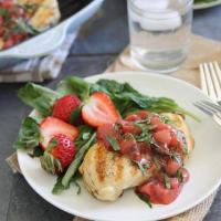 Grilled Chicken with Strawberry Basil Sauce_image