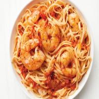 Linguine with Shrimp and Tomatoes image