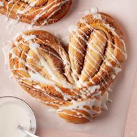 Heart-Shaped Cinnamon Coffee Cakes image