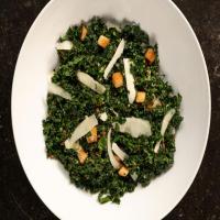 Kale Salad with Pancetta and Pecorino image
