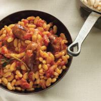 Sausages with White Beans in Tomato Sauce image