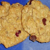 Healthy Walnut (Or Chocolate) Cranberry Oatmeal Chewy Cookies_image