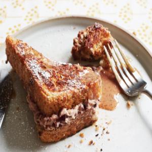 Cherry Cream French Toast with Agave-Almond Butter Drizzle Recipe - (4.5/5)_image