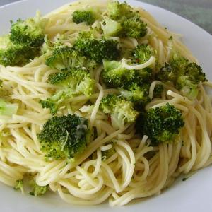 Broccoli Garlic Angel Hair Pasta_image