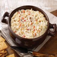 Cheesy Hot Crab and Red Pepper Spread image