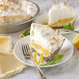 Lemon Meringue Ice Cream Pie image