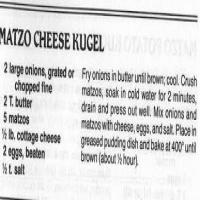 Matzo Cheese Kugel image