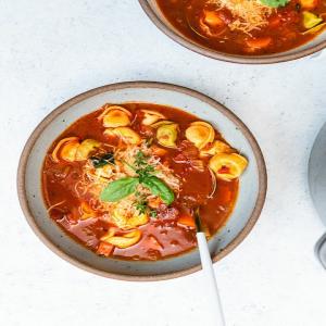 Vegetarian Tortellini Soup_image