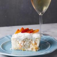 Peaches 'N' Cream Poke 'Box' Cake Recipe by Tasty_image