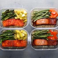 Salmon Meal Prep for Two Recipe by Tasty image