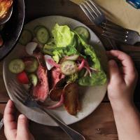 Steak Salad with Horseradish Dressing image