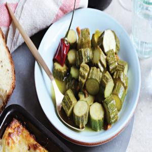 Zucchini with Chiles and Mint image
