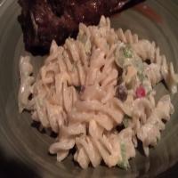 Cheddar Dill and Veggie Pasta Salad image
