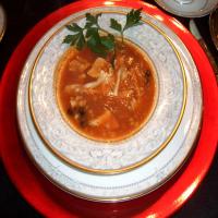 Southwestern Chicken Barley Tomato Soup image