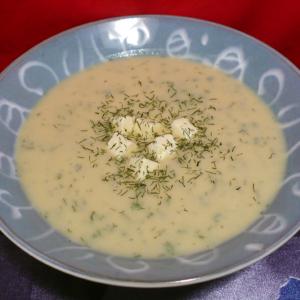 Creamy Cauliflower Soup With Feta_image