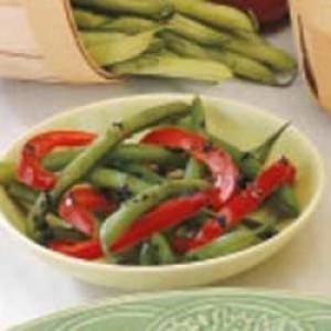 Green Beans with Red Peppers_image
