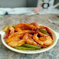 Spicy Shrimp with Oyster Sauce_image