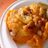 Holiday Sweet Potato, Peach and Cashew Bake/Casserole_image