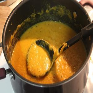 Curried Apple Butternut Squash Soup_image