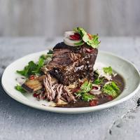 Asian short ribs with herb salad image