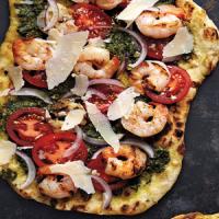 Shrimp and Pesto Pizza image