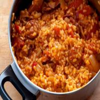 Saffron Rice with Chorizo image