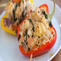Rice and Kale Stuffed Peppers image