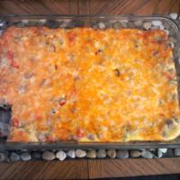 Sausage and Crescent Roll Breakfast Casserole image