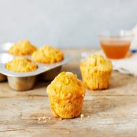 Brown Butter Cornbread Muffins with Sweet Tea Glaze_image