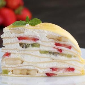 Fruit Mille Crepe Recipe by Tasty image