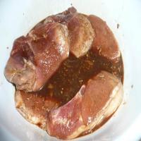 Molasses Honey Marinade for Pork Chops image