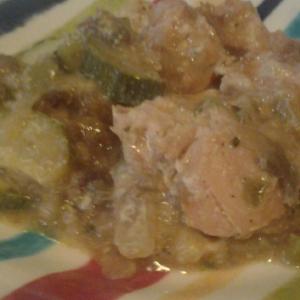 Slow Cooker Chicken and Stuffing Casserole_image