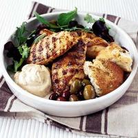 Griddled chicken with lemon & thyme image