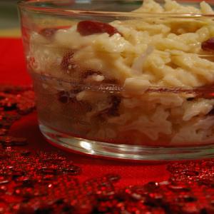 Cardamom Cranberry Rice Pudding image