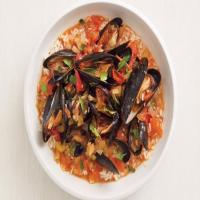 Creole Mussels with Rice image