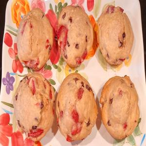 Springtime Strawberry Chocolate Chip Muffins Recipe by Tasty_image