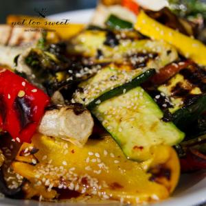 Grilled Vegetables with Sesame Dressing Recipe - (4/5) image
